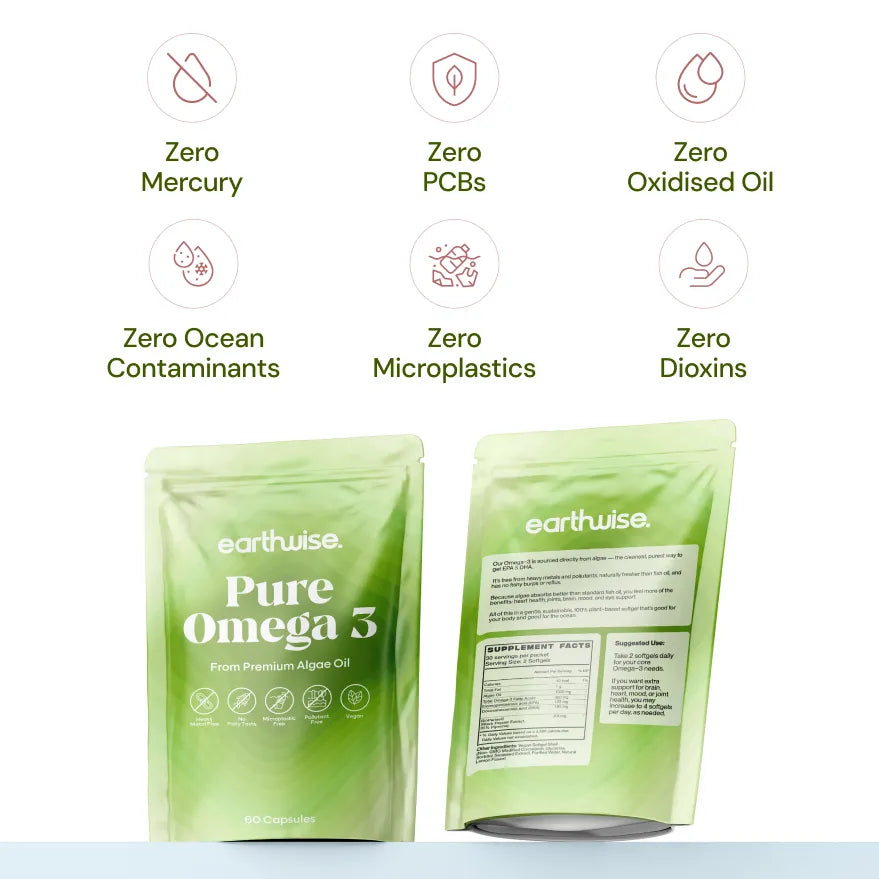 earthwise pure omega 3 softgels